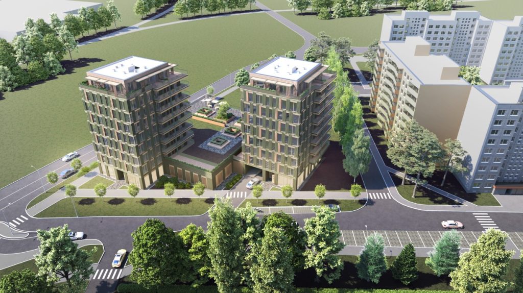 Järveotsa tee 45a (Järveotsa tee 45a) - Korterelamu, Muu äri, Parkimishoone - visuaalne