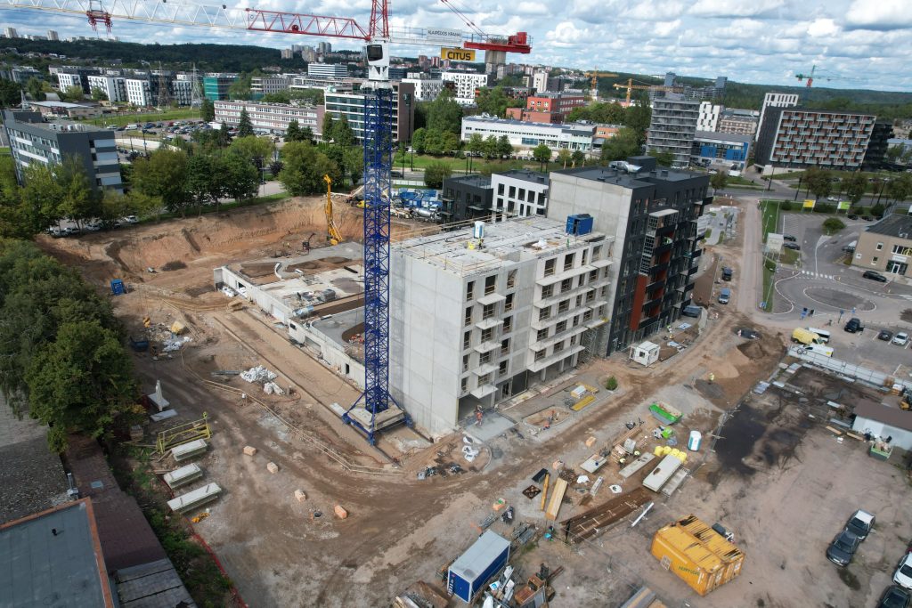CITUS Mūnai 2 etapas (Kareivių g. 5) - Multi apartment - construction photos