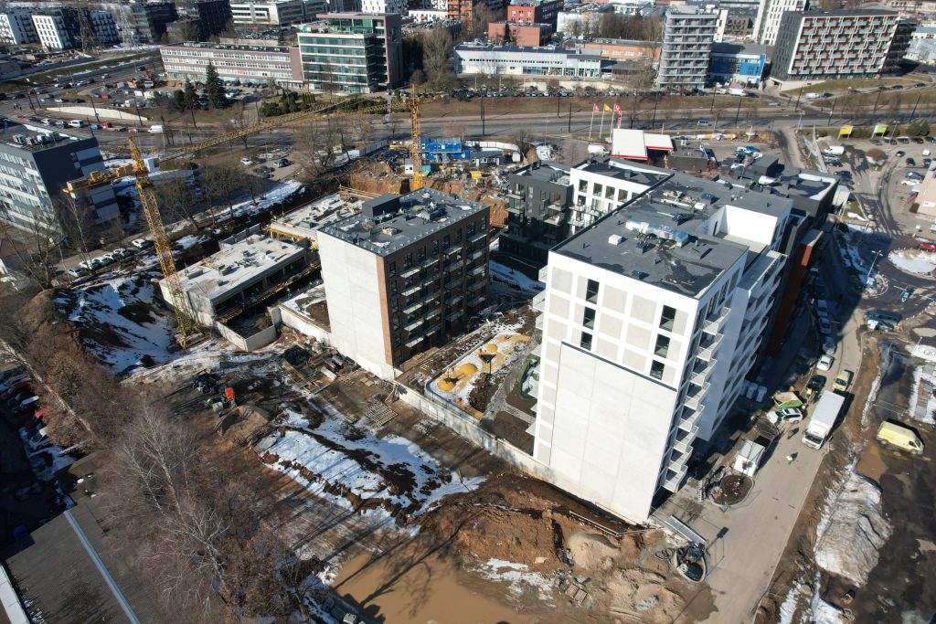 CITUS Mūnai 2 etapas (Kareivių g. 5) - Daudzdzīvokļu nams - būvdarbu attēli