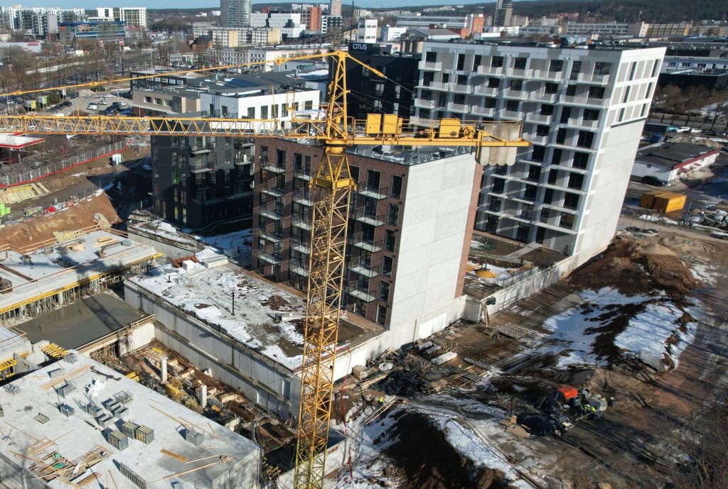 CITUS Mūnai 2 etapas (Kareivių g. 5) - Daudzdzīvokļu nams - būvdarbu attēli