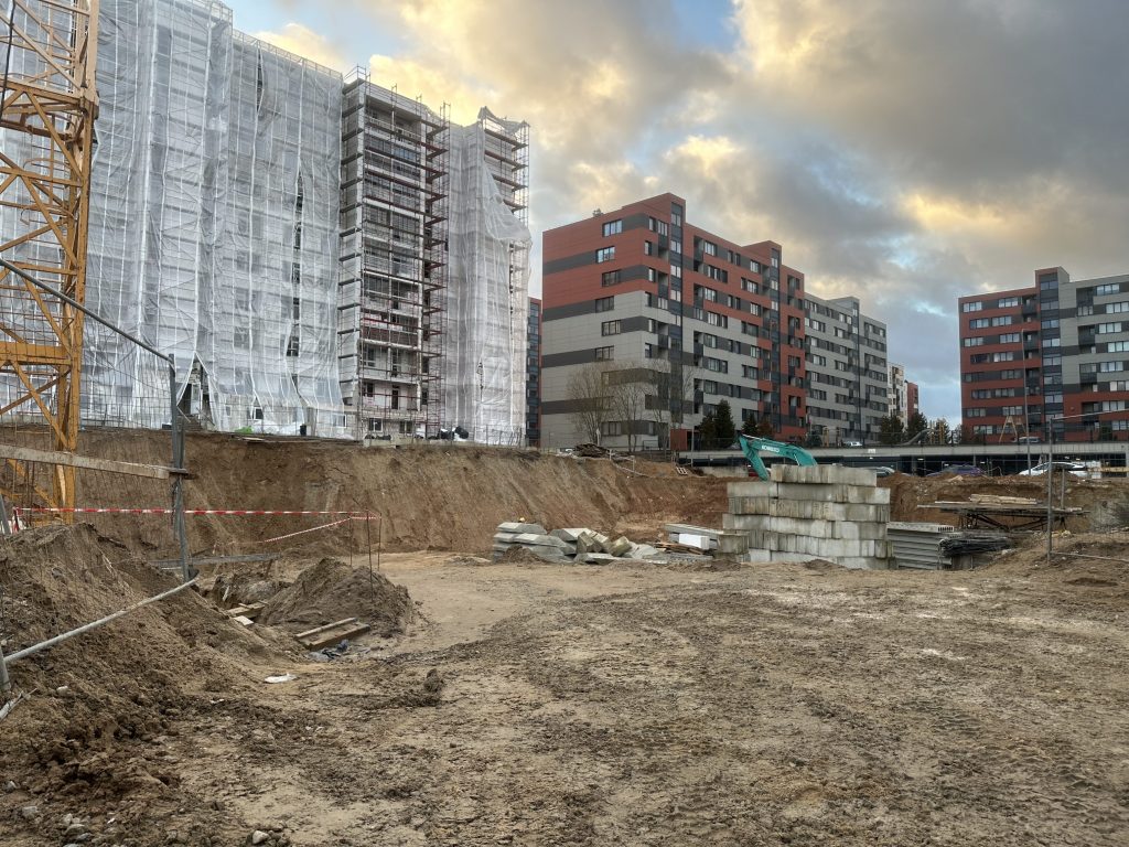 Leičių kiemas 8 etapas (Eitminų g. 6) - Multi apartment - construction photos