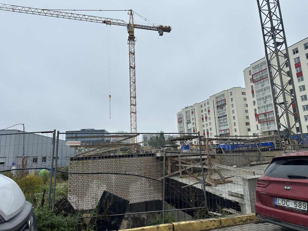 Leičių kiemas 8 etapas (Eitminų g. 6) - Multi apartment - construction photos