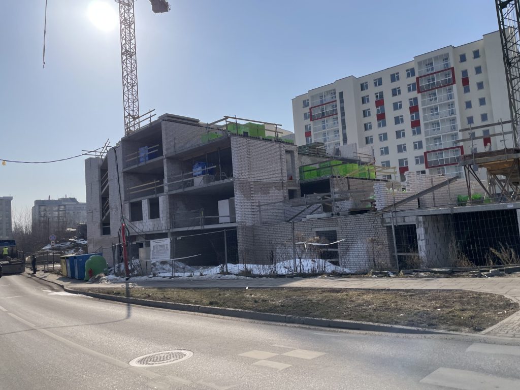 Leičių kiemas 8 etapas (Eitminų g. 6) - Multi apartment - construction photos