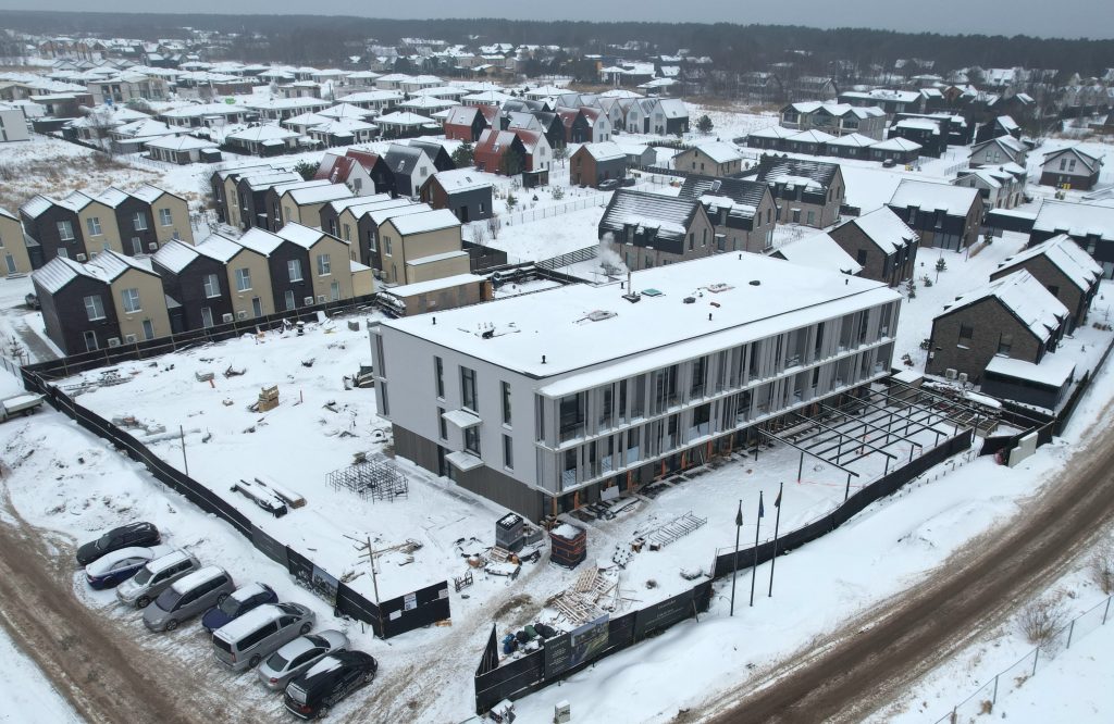 Green Eden (Vaivorykštės g. 51) - Multi apartment - construction photos