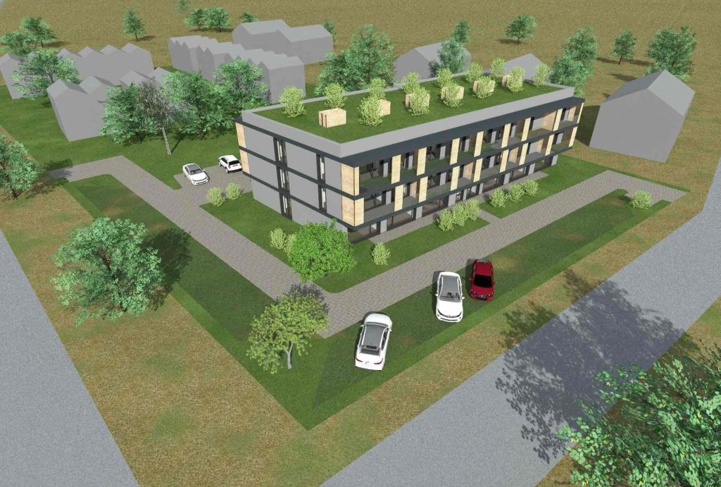 Green Eden (Vaivorykštės g. 51) - Multi apartment - visualization