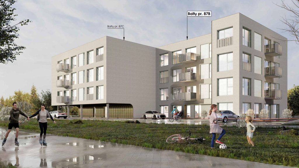 Baltų pr. 87B (Baltų pr. 87B) - Korterelamu - visuaalne