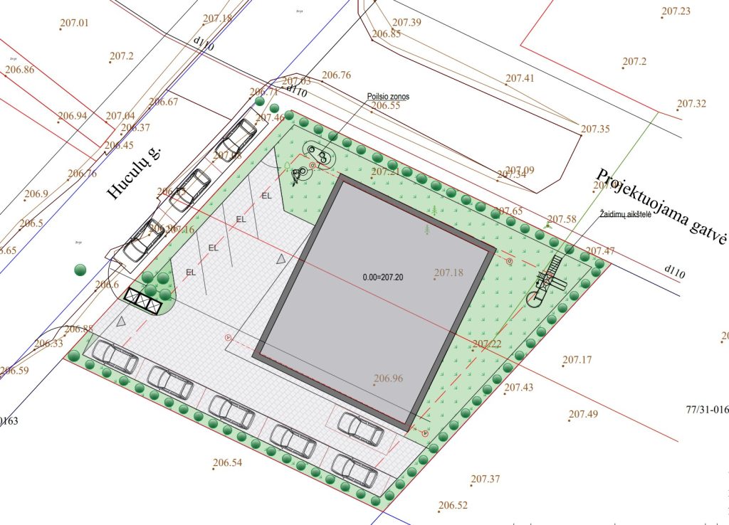 Huculų g. 10 (Huculų g. 10) - Multi apartment - visualization