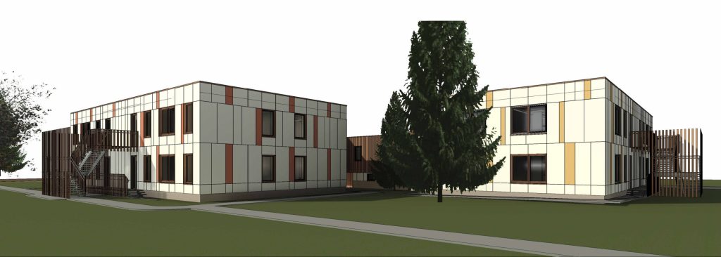 Lopšelio-darželio Justinukas rekonstrukcija (Taikos g. 99) - Primary and secondary education - visualization