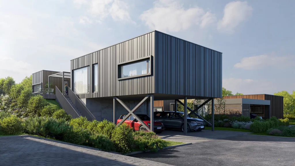 LYFI namai (Barsukynės g. 30) - Private house community - visualization