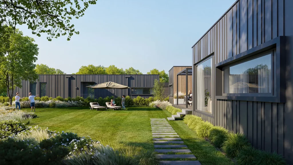 LYFI namai (Barsukynės g. 30) - Private house community - visualization