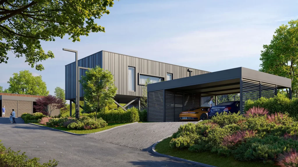 LYFI namai (Barsukynės g. 30) - Private house community - visualization