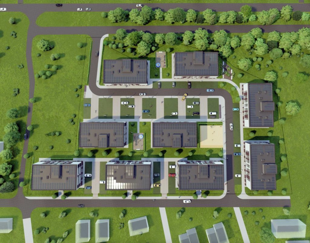 Trušelių butai (Rasytės g. 39D, Trušeliai) - Daudzdzīvokļu nams - vizualizācija