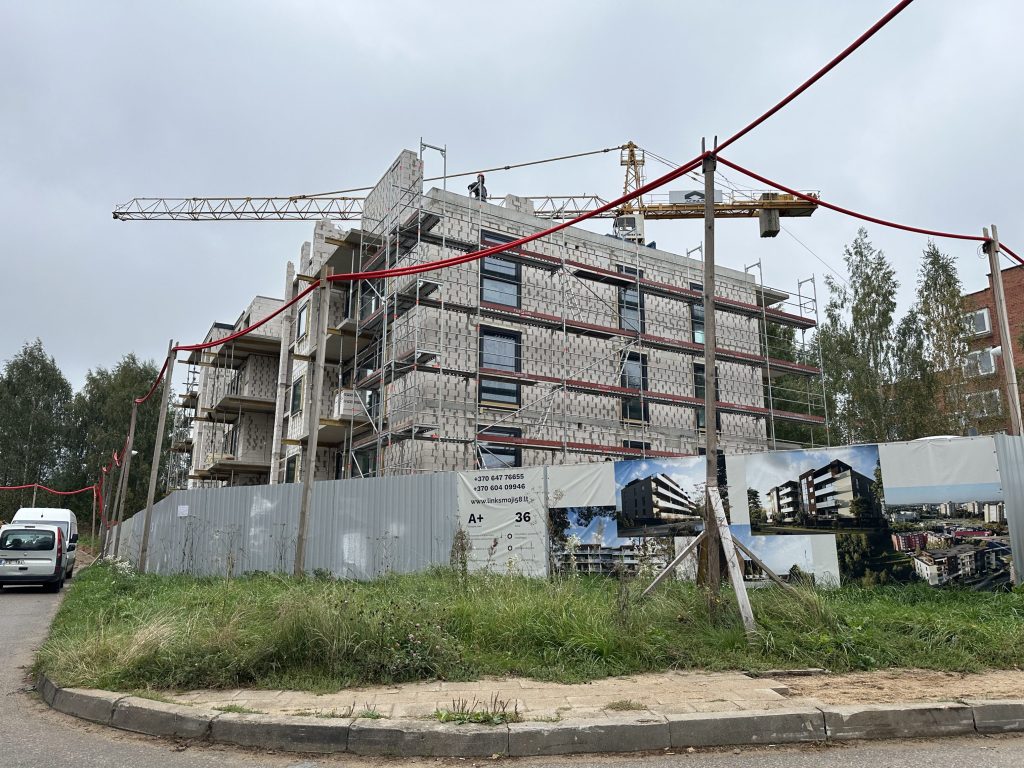 Linksmoji 58 (Linksmoji g. 58) - Daudzdzīvokļu nams - būvdarbu attēli