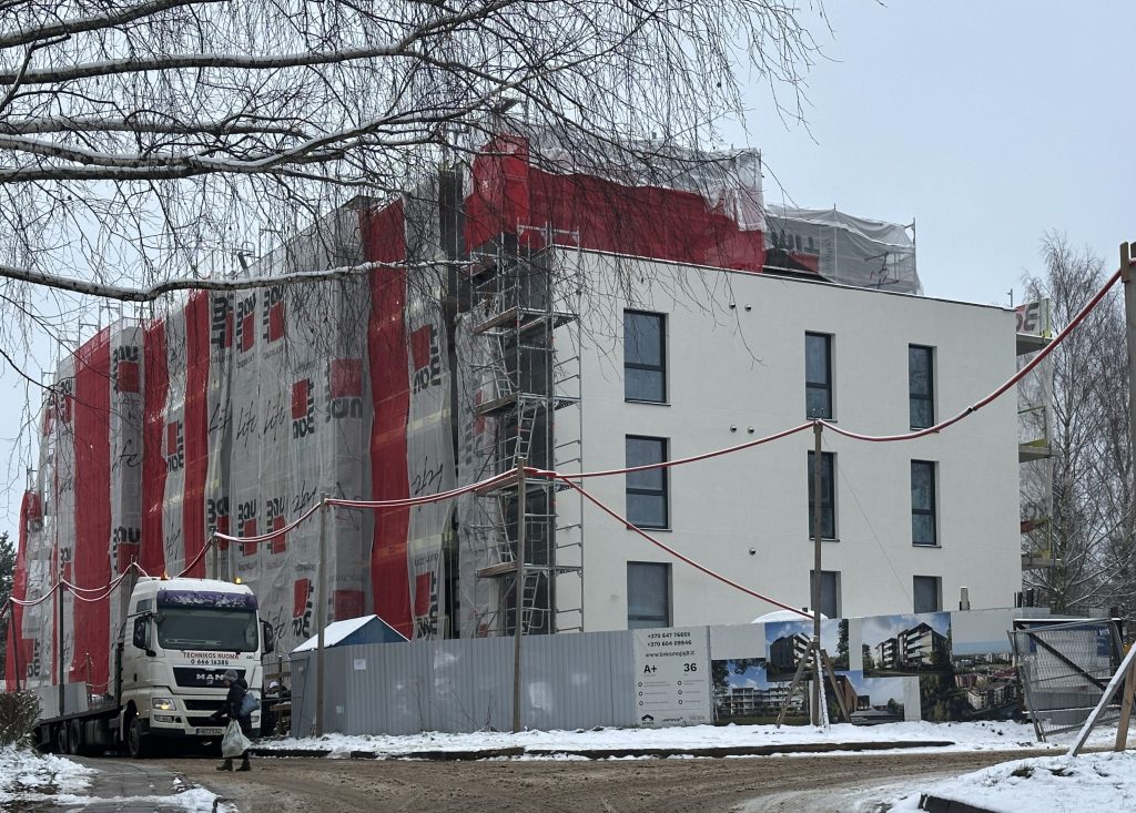 Linksmoji 58 (Linksmoji g. 58) - Daudzdzīvokļu nams - būvdarbu attēli