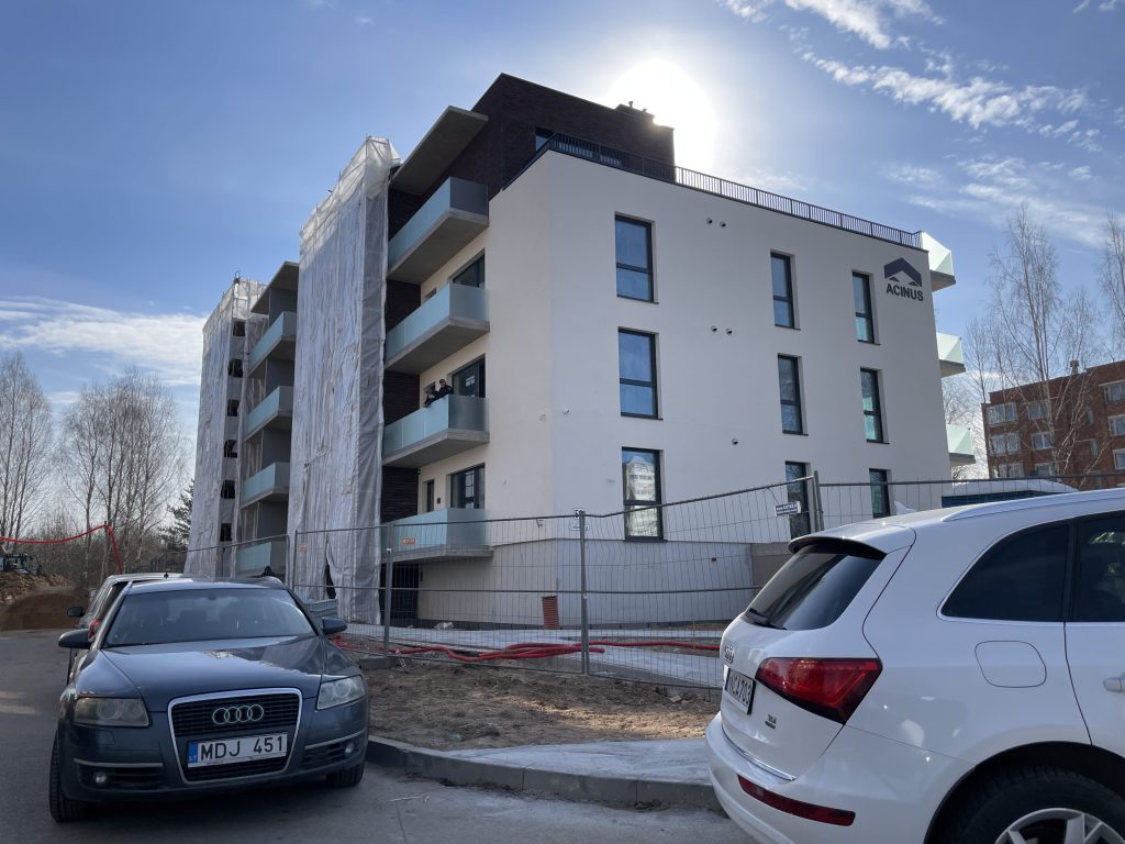 Linksmoji 58 (Linksmoji g. 58) - Daudzdzīvokļu nams - būvdarbu attēli