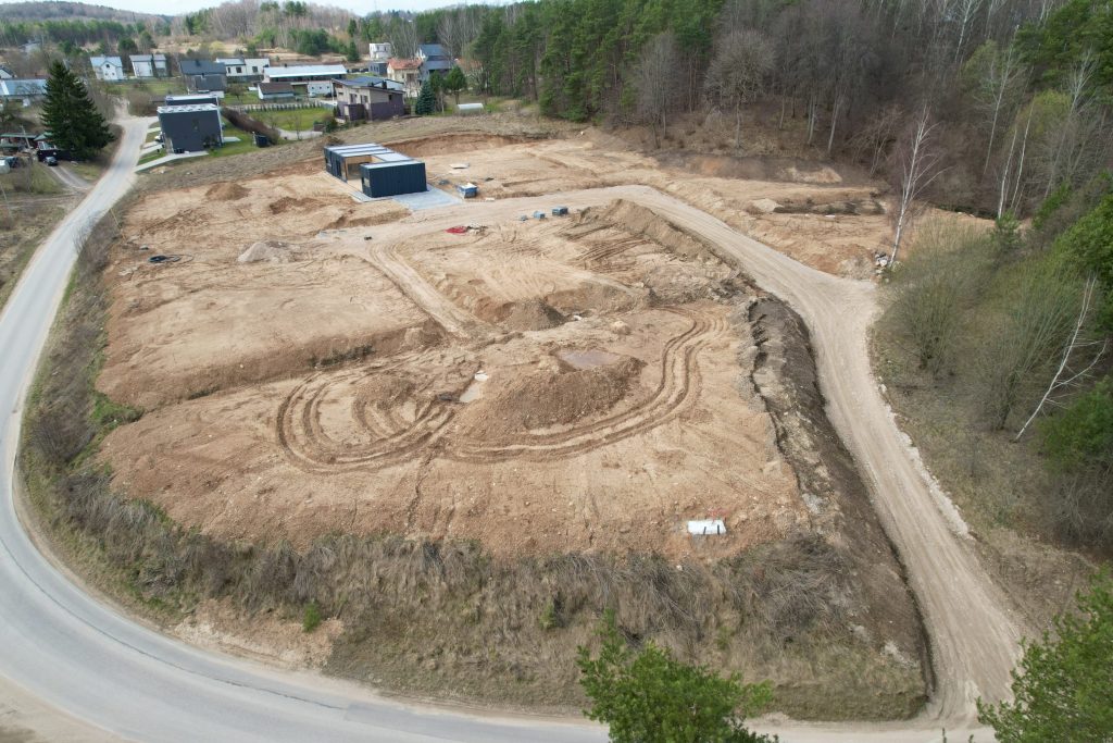 LYFI namai (Barsukynės g. 30) - Private house community - construction photos
