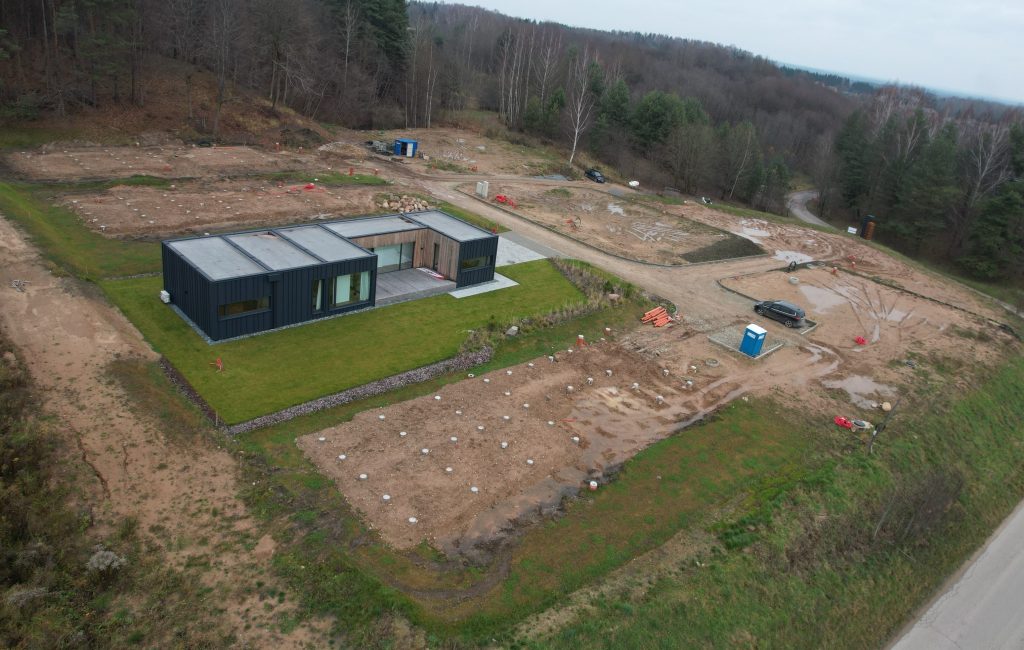 LYFI namai (Barsukynės g. 30) - Private house community - construction photos