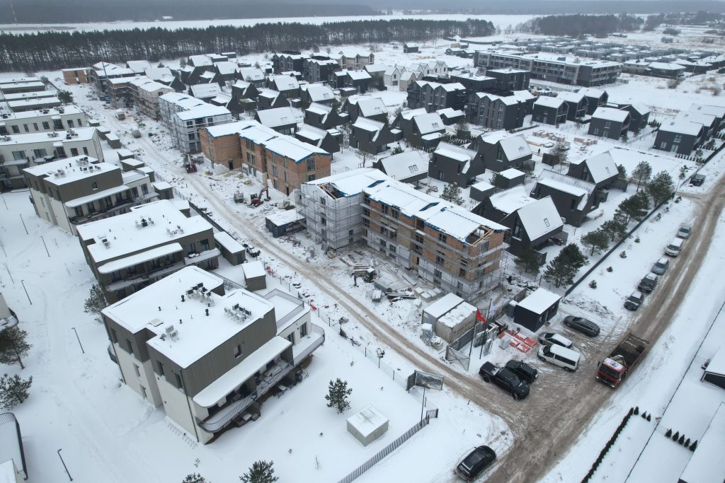 Jūros Natos (Vaivorykštės g. 66, 66A, 66B, 66C, 66D, 66E) - Multi apartment - construction photos