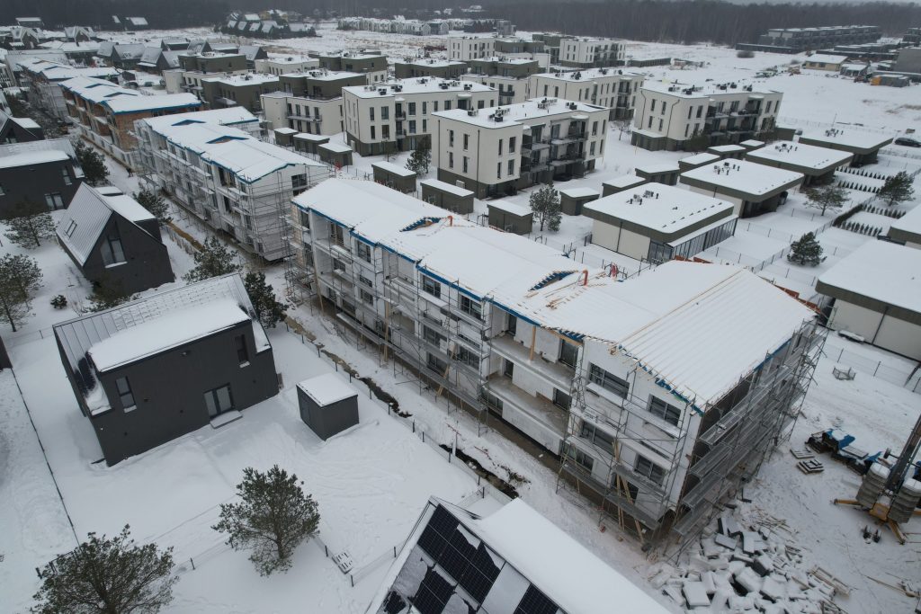 Jūros Natos (Vaivorykštės g. 66, 66A, 66B, 66C, 66D, 66E) - Multi apartment - construction photos