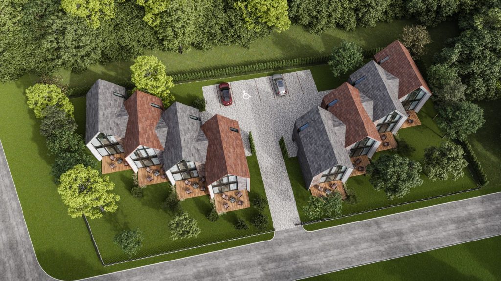 Vaivorykštės g. 22B (Vaivorykštės g. 22B) - Row housing - visualization