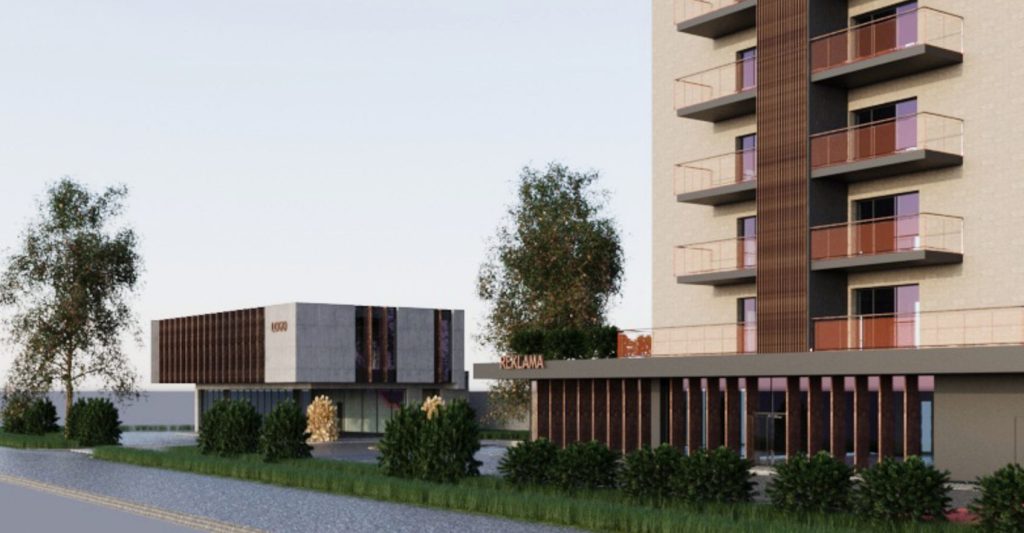 Ašmenos skveras (Ašmenos 1-oji g. 47) - Multi apartment, Non-food store - visualization