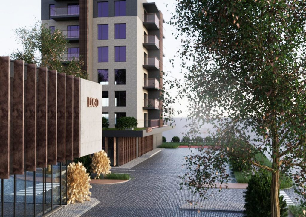 Ašmenos skveras (Ašmenos 1-oji g. 47) - Multi apartment, Non-food store - visualization