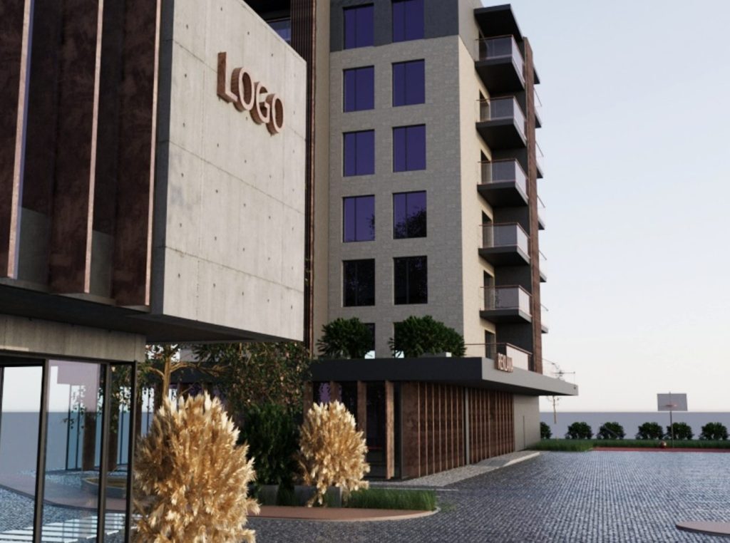 Ašmenos skveras (Ašmenos 1-oji g. 47) - Multi apartment, Non-food store - visualization