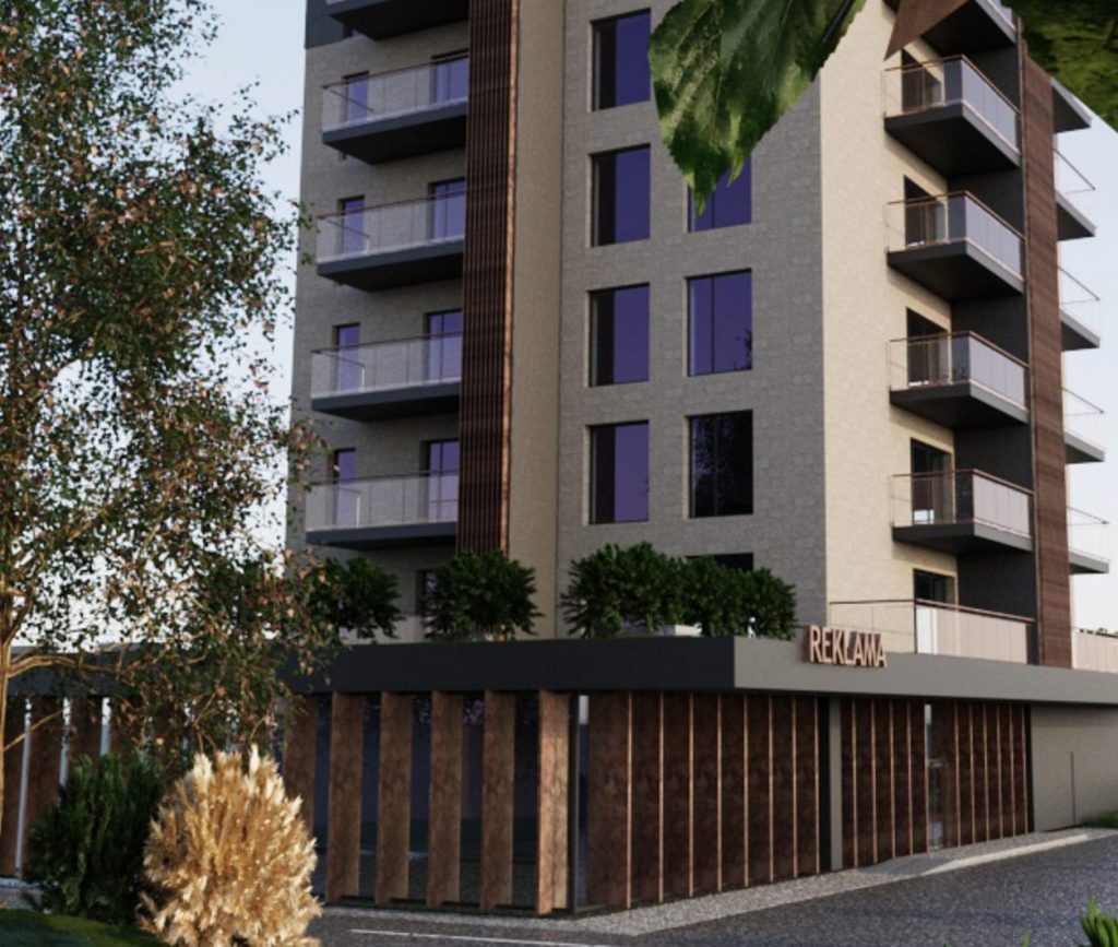 Ašmenos skveras (Ašmenos 1-oji g. 47) - Multi apartment, Non-food store - visualization