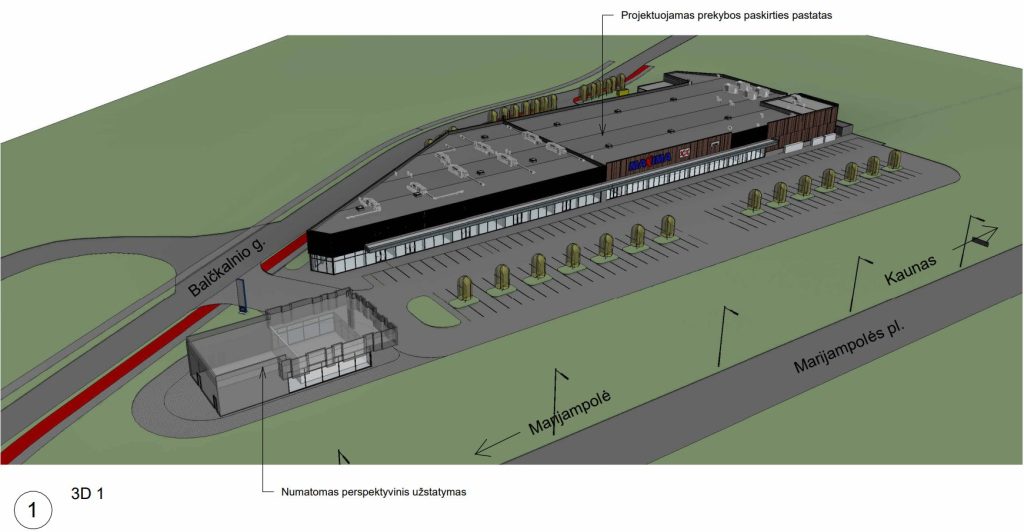 Prekybos centras Balčkalnio g. 50 (Balčkalnio g. 50) - Shopping center - visualization