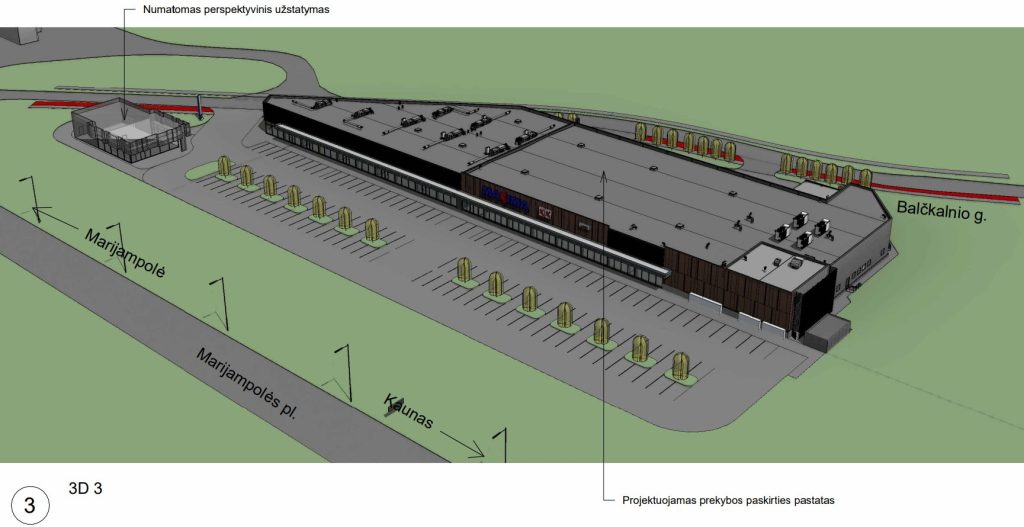Prekybos centras Balčkalnio g. 50 (Balčkalnio g. 50) - Shopping center - visualization
