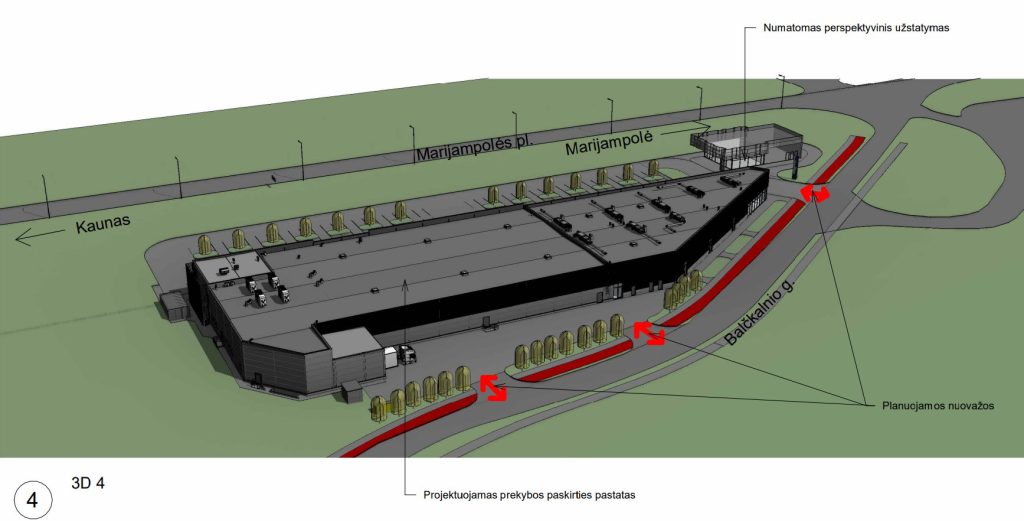 Prekybos centras Balčkalnio g. 50 (Balčkalnio g. 50) - Shopping center - visualization