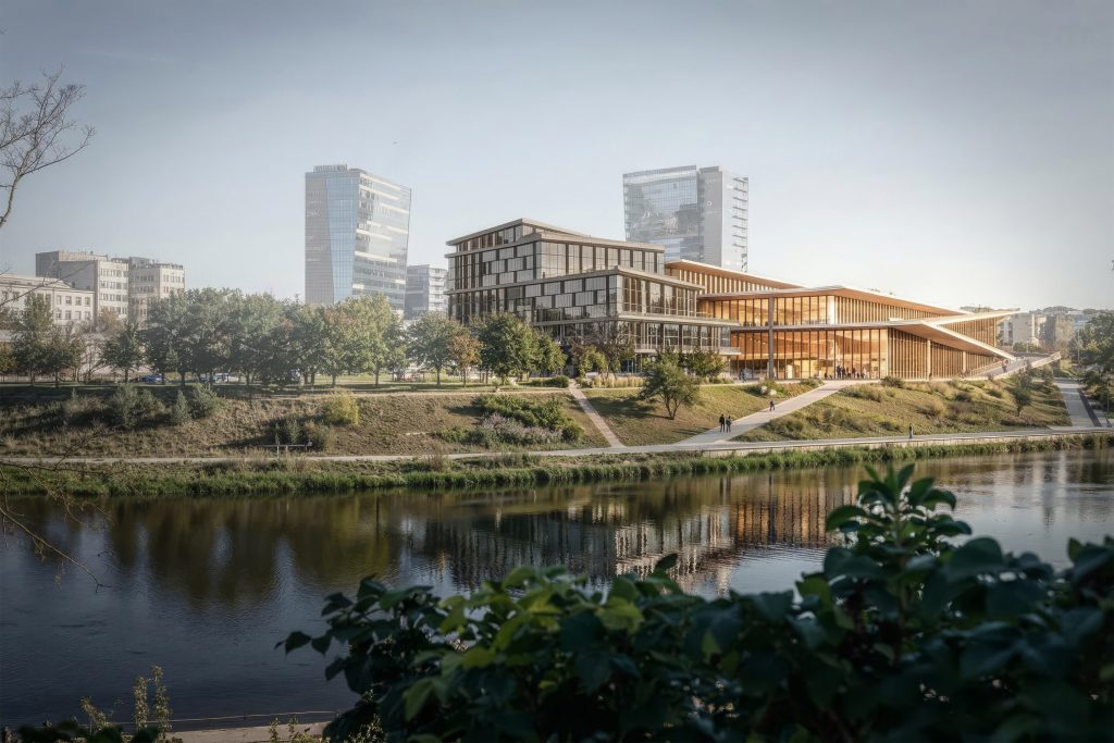 Vilniaus kongresų centras (VCC, Vilnius Congress Center) (A. Tumėno g. 4) - Konferenču un izstāžu centrs - vizualizācija