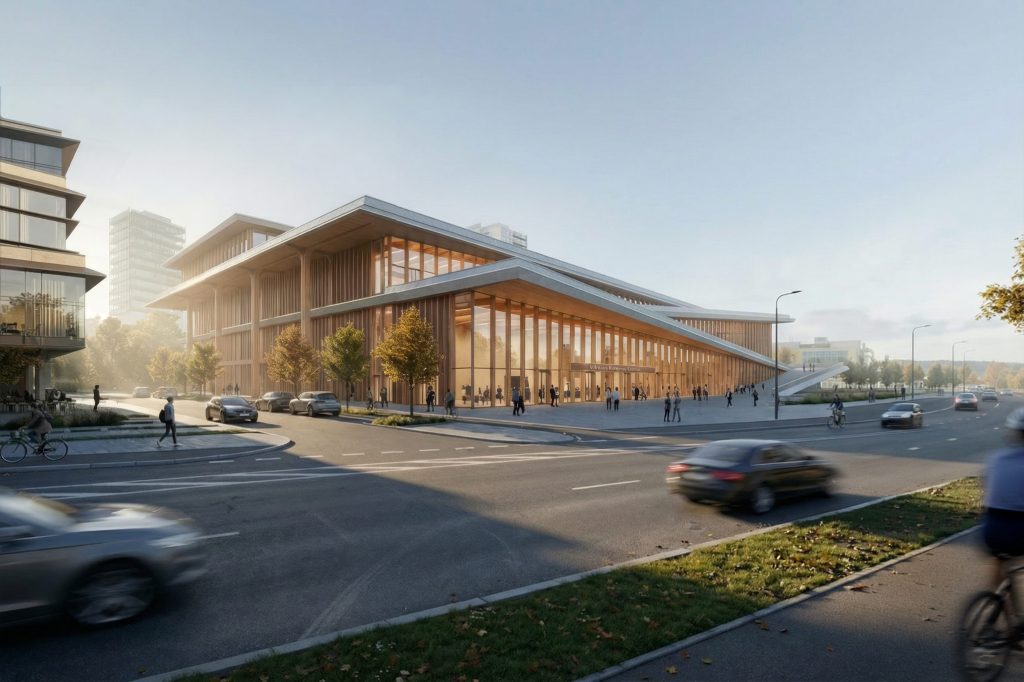 Vilniaus kongresų centras (VCC, Vilnius Congress Center) (A. Tumėno g. 4) - Konferenču un izstāžu centrs - vizualizācija