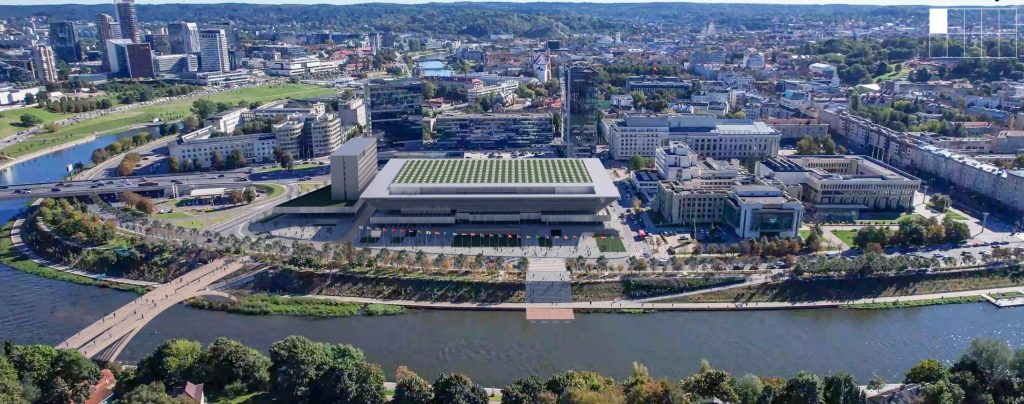 Vilniaus kongresų centras (VCC, Vilnius Congress Center) (A. Tumėno g. 4) - Konferenču un izstāžu centrs - vizualizācija