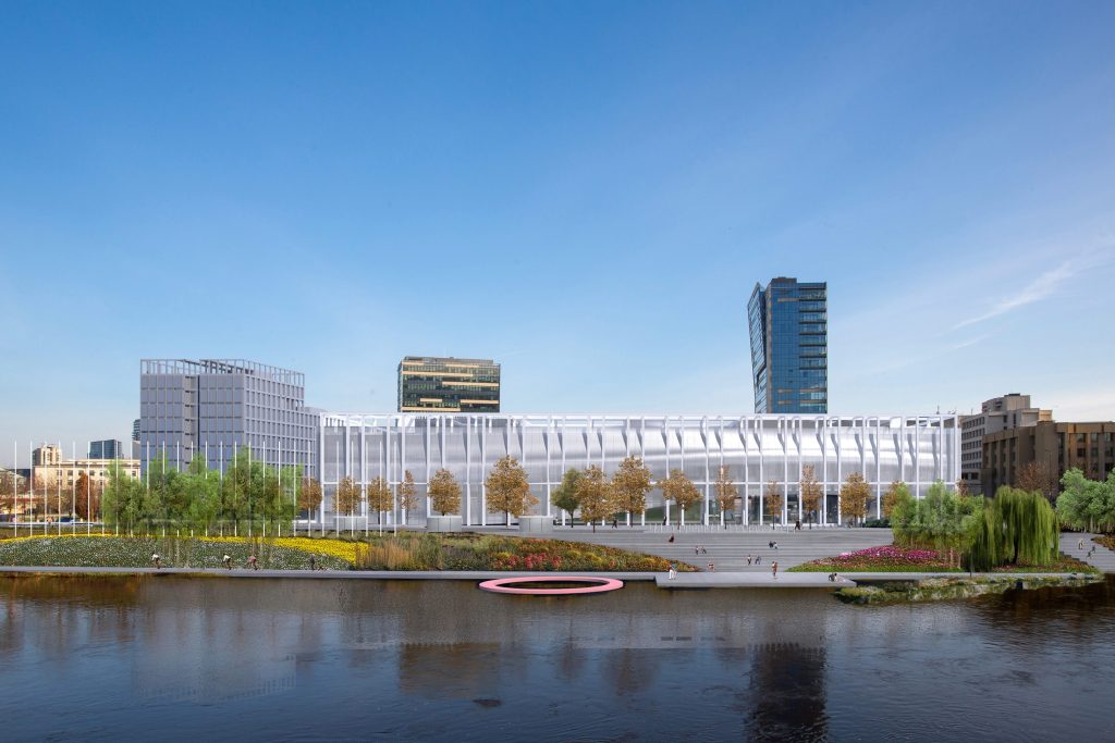 Vilniaus kongresų centras (VCC, Vilnius Congress Center) (A. Tumėno g. 4) - Konferenču un izstāžu centrs - vizualizācija