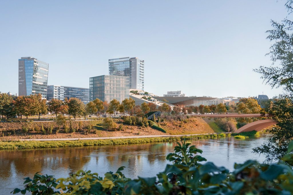 Vilniaus kongresų centras (VCC, Vilnius Congress Center) (A. Tumėno g. 4) - Konferenču un izstāžu centrs - vizualizācija