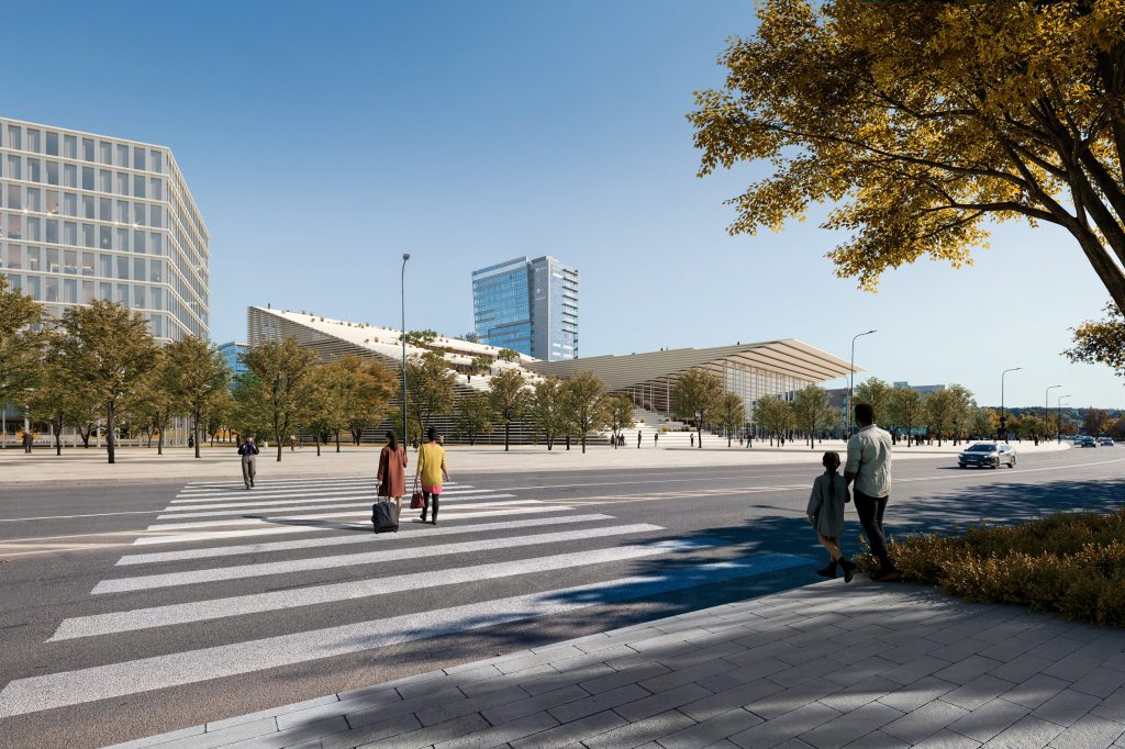 Vilniaus kongresų centras (VCC, Vilnius Congress Center) (A. Tumėno g. 4) - Konferenču un izstāžu centrs - vizualizācija