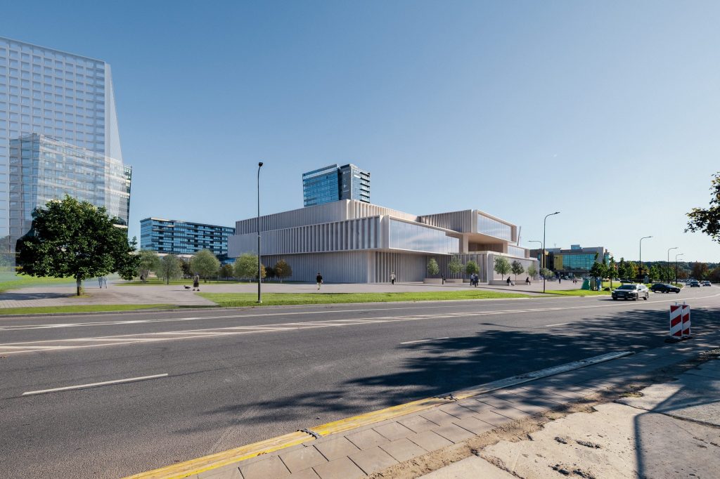 Vilniaus kongresų centras (VCC, Vilnius Congress Center) (A. Tumėno g. 4) - Konferenču un izstāžu centrs - vizualizācija