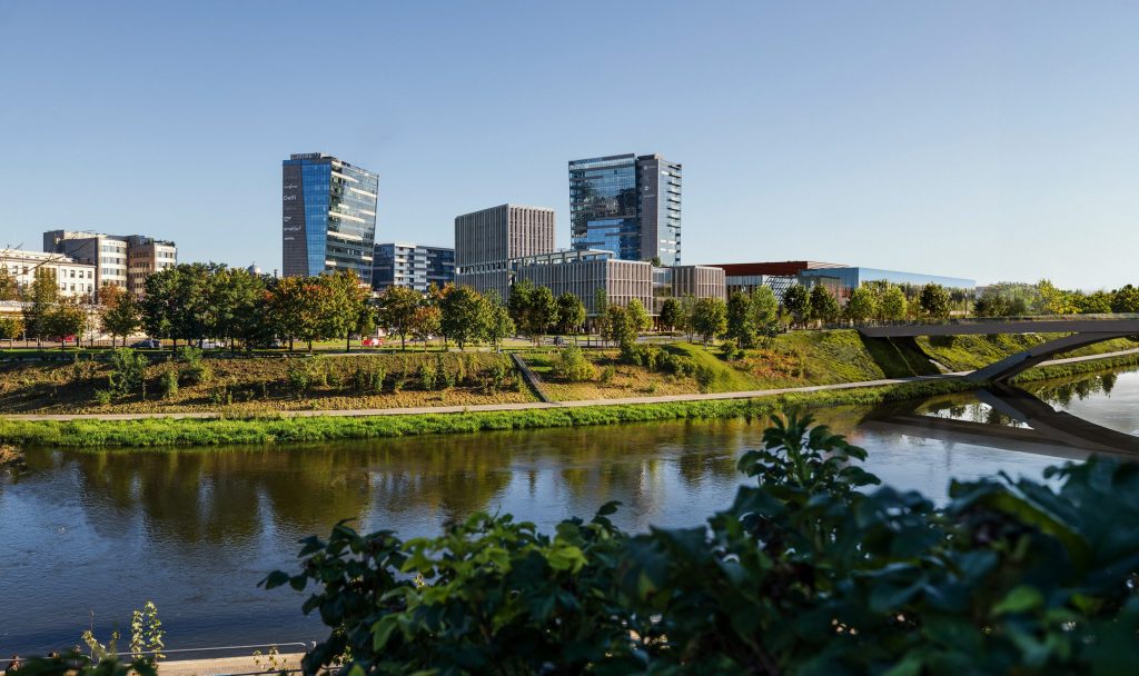 Vilniaus kongresų centras (VCC, Vilnius Congress Center) (A. Tumėno g. 4) - Konferenču un izstāžu centrs - vizualizācija