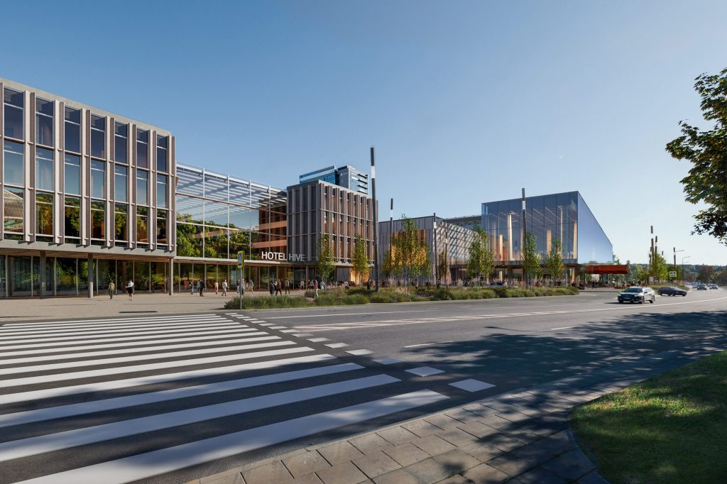 Vilniaus kongresų centras (VCC, Vilnius Congress Center) (A. Tumėno g. 4) - Konferenču un izstāžu centrs - vizualizācija