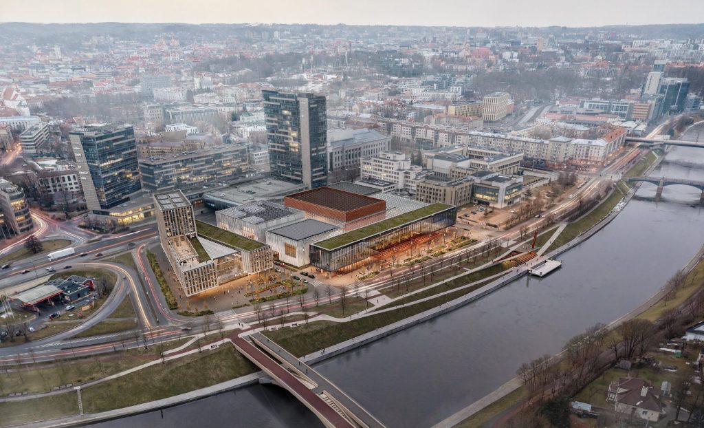 Vilniaus kongresų centras (VCC, Vilnius Congress Center) (A. Tumėno g. 4) - Konferenču un izstāžu centrs - vizualizācija