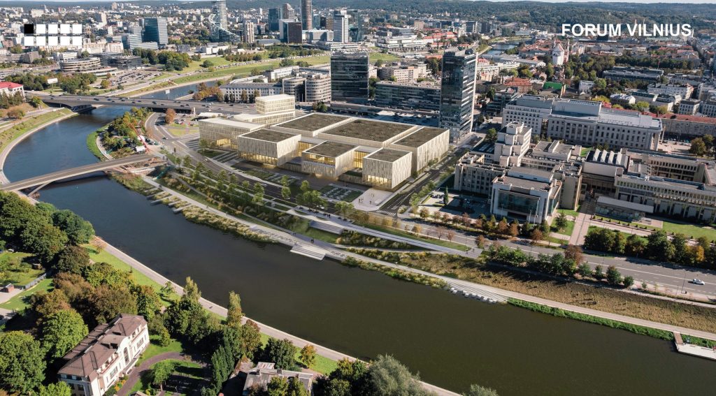 Vilniaus kongresų centras (VCC, Vilnius Congress Center) (A. Tumėno g. 4) - Konferenču un izstāžu centrs - vizualizācija