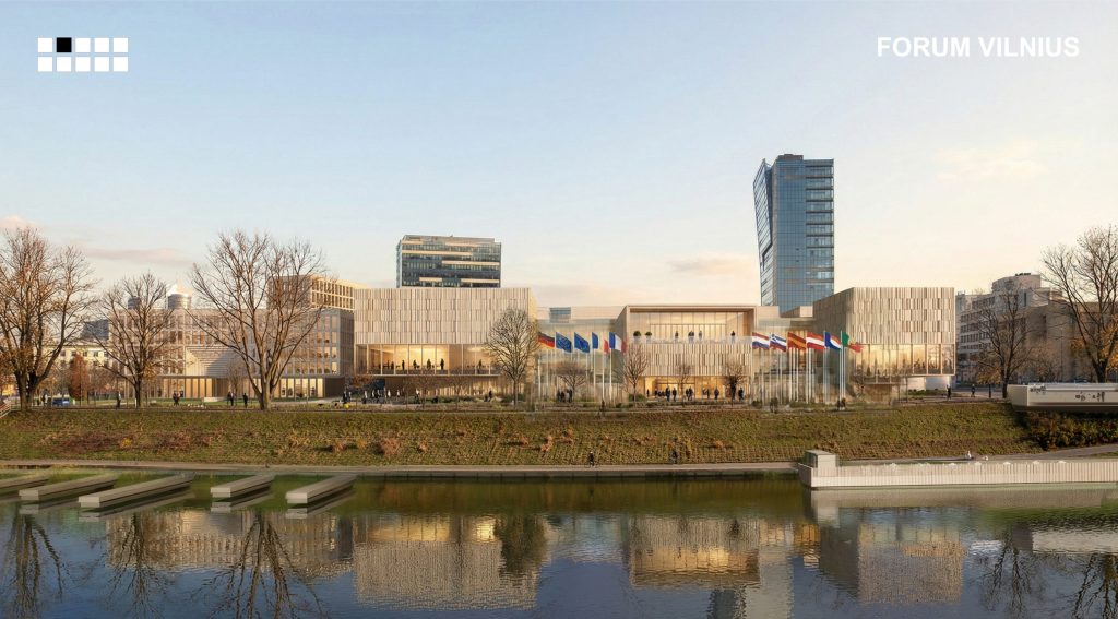 Vilniaus kongresų centras (VCC, Vilnius Congress Center) (A. Tumėno g. 4) - Konferenču un izstāžu centrs - vizualizācija