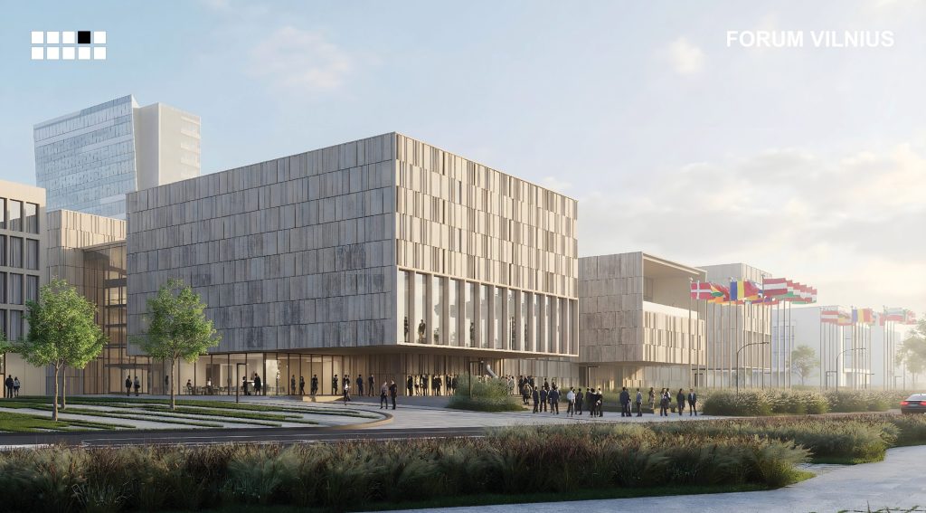 Vilniaus kongresų centras (VCC, Vilnius Congress Center) (A. Tumėno g. 4) - Konferenču un izstāžu centrs - vizualizācija