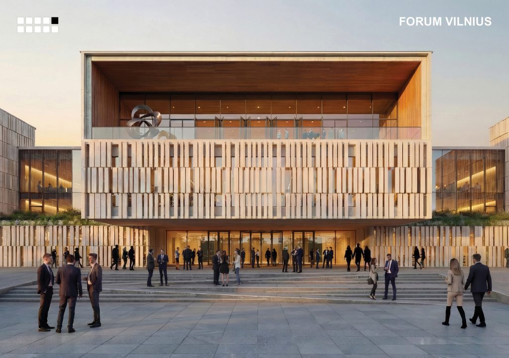 Vilniaus kongresų centras (VCC, Vilnius Congress Center) (A. Tumėno g. 4) - Konferenču un izstāžu centrs - vizualizācija