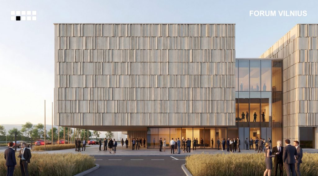 Vilniaus kongresų centras (VCC, Vilnius Congress Center) (A. Tumėno g. 4) - Konferenču un izstāžu centrs - vizualizācija