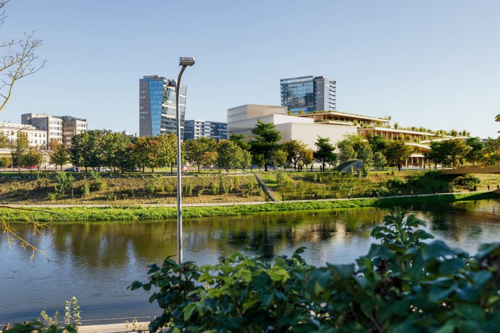 Vilniaus kongresų centras (VCC, Vilnius Congress Center) (A. Tumėno g. 4) - Konferenču un izstāžu centrs - vizualizācija