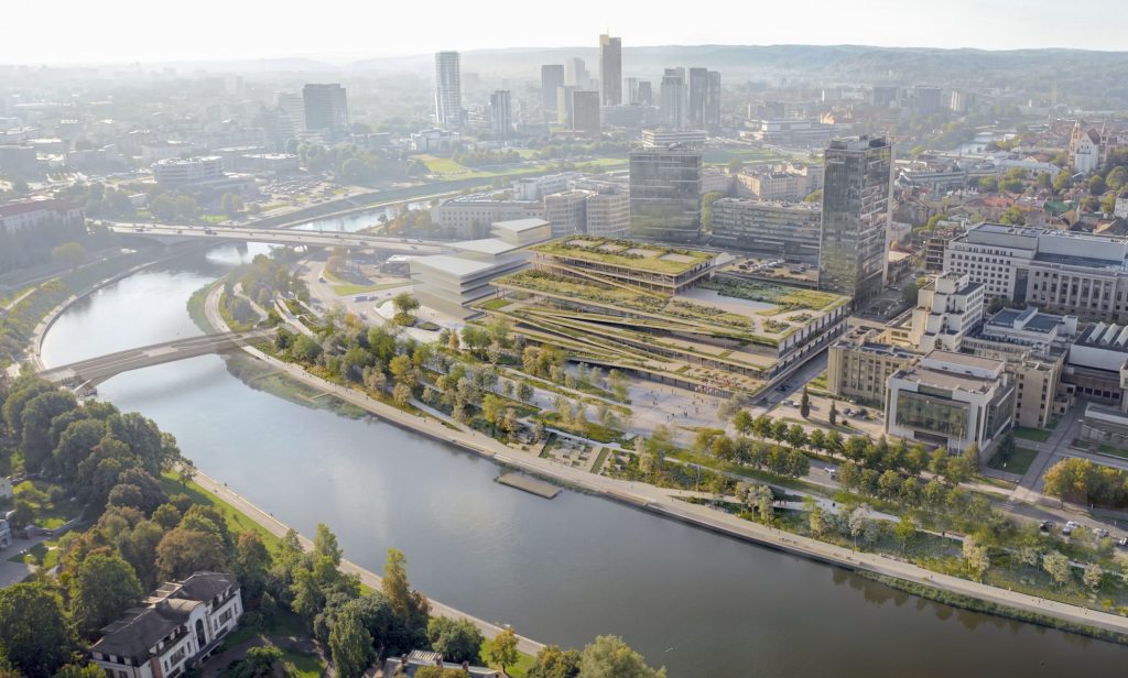 Vilniaus kongresų centras (VCC, Vilnius Congress Center) (A. Tumėno g. 4) - Konferenču un izstāžu centrs - vizualizācija