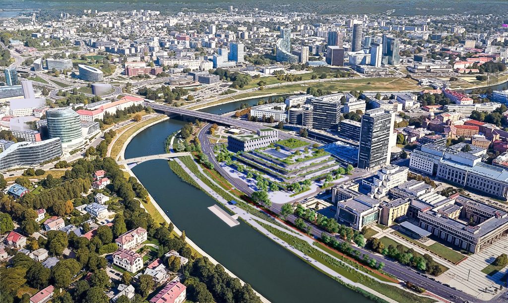 Vilniaus kongresų centras (VCC, Vilnius Congress Center) (A. Tumėno g. 4) - Konferenču un izstāžu centrs - vizualizācija