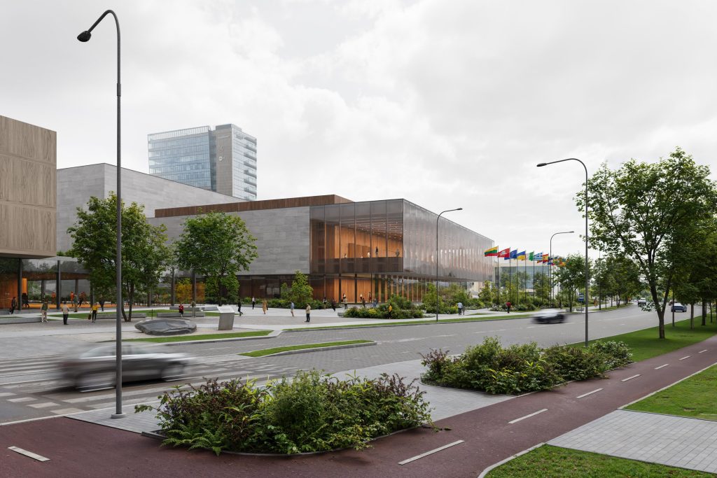 Vilniaus kongresų centras (VCC, Vilnius Congress Center) (A. Tumėno g. 4) - Konferenču un izstāžu centrs - vizualizācija